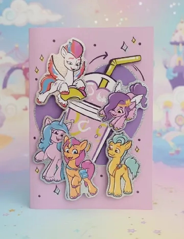 Felicitare 3D W&O Products, mix culori Mix culori