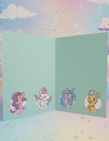 Felicitare 3D W&O Products, mix culori