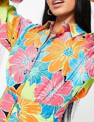 Rochie scurta ASOS, floral print Floral print