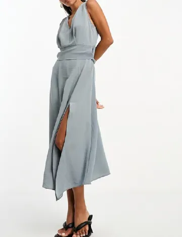 Rochie medie ASOS, gri Gri
