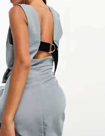 Rochie medie ASOS, gri Gri