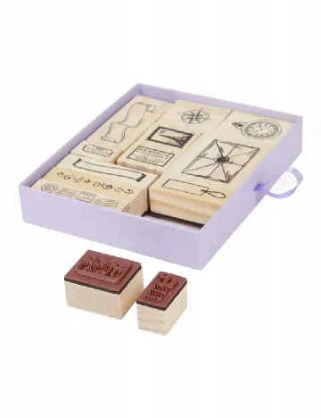 Set stampile AVEC, bej Crem