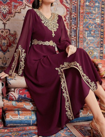 Rochie lunga SHEIN, pruna