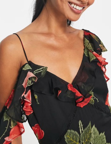 Rochie lunga ASOS, negru