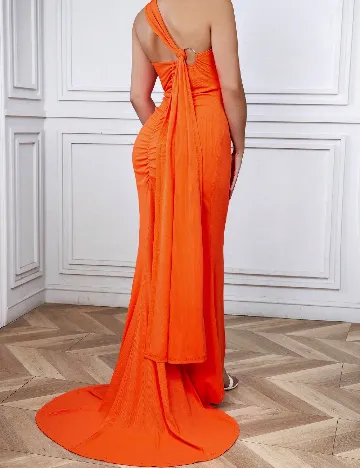 Rochie lunga SHEIN CURVE, portocaliu Portocaliu