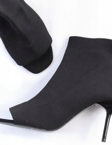 Botine Stradivarius, negru