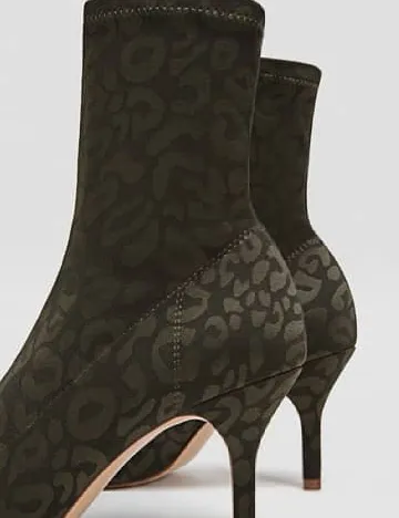 Botine Stradivarius, verde Verde