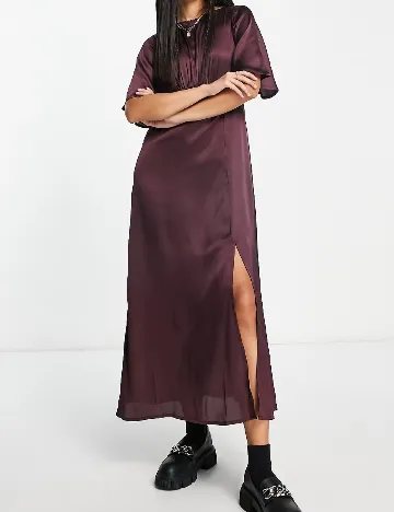 Rochie medie Influence, pruna Mov