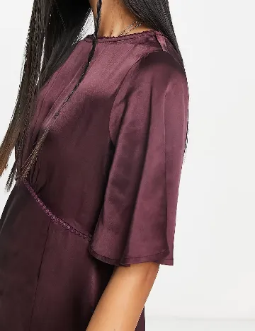 Rochie medie Influence, pruna Mov