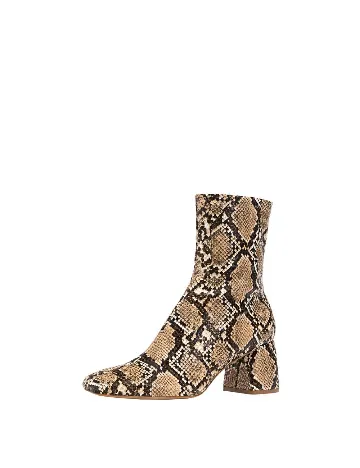 Botine Stradivarius, imprimeu sarpe Animal print