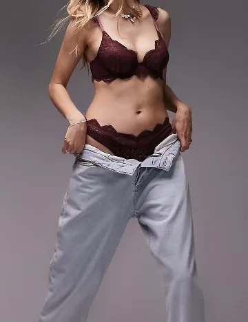 Sutien Top Shop, pruna Mov