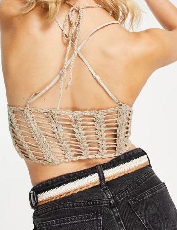 Top Bershka, bej