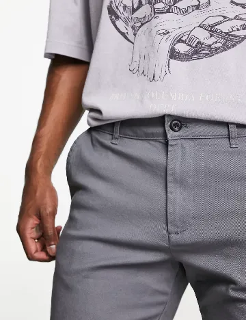 Pantaloni scurti Plus Size ASOS, gri Gri