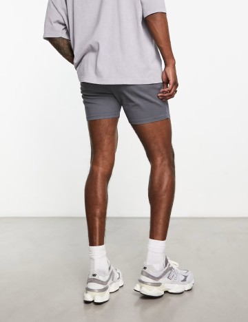 Pantaloni scurti Plus Size ASOS, gri