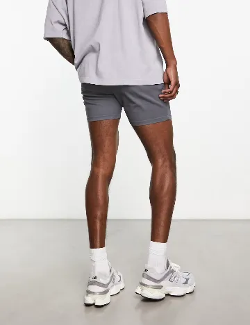 Pantaloni scurti Plus Size ASOS, gri Gri