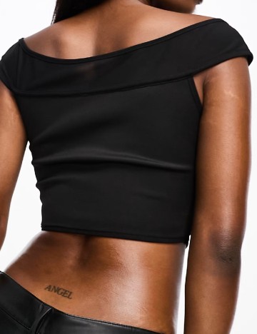 Top ASOS, negru