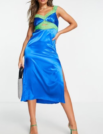 Rochie medie Top Shop, albastru