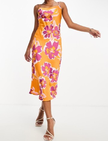 Rochie medie Lola May, portocaliu