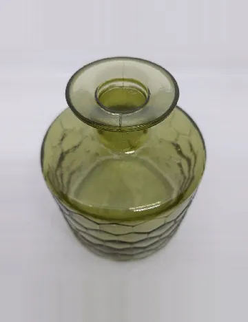 Vaza mica de sticla, verde Verde