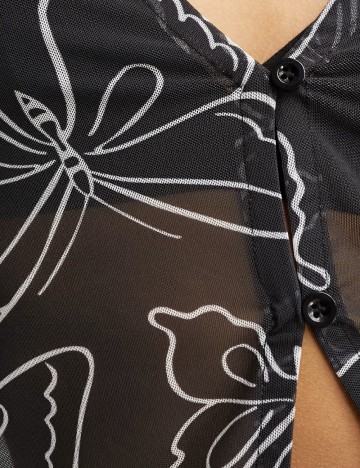 Bluza Pieces, bleumarin
