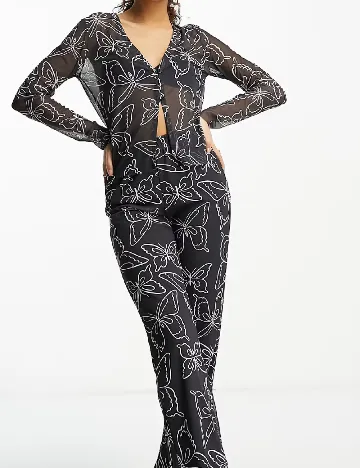 Bluza Pieces, bleumarin Albastru