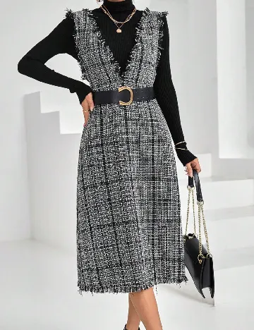 Rochie medie SHEIN, negru Negru