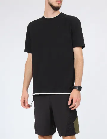 Pantaloni scurti Bolongaro Trevor, negru/verde Negru