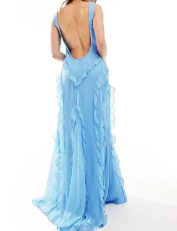 Rochie lunga ASOS, albastru Albastru