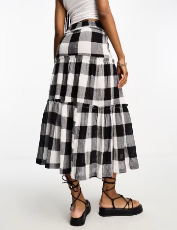 Fusta ASOS, mix culori