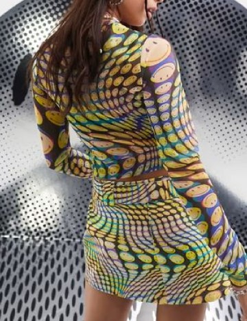 Fusta ASOS, mix culori
