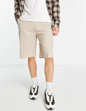 Pantaloni scurti Topman, crem Crem