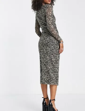 Rochie medie Edited, animal print Animal print