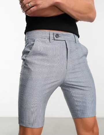 Pantaloni scurti ASOS, albastru Albastru