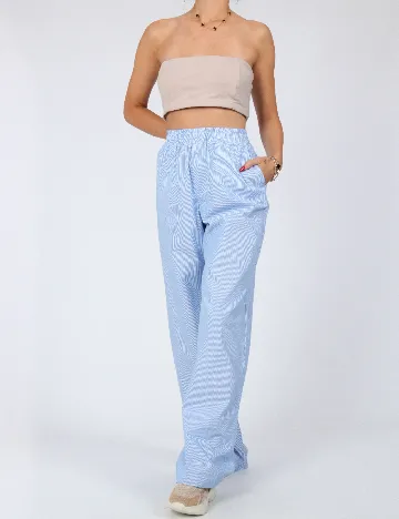 Pantaloni Cotton On, albastru Albastru