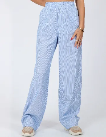 Pantaloni Cotton On, albastru Albastru