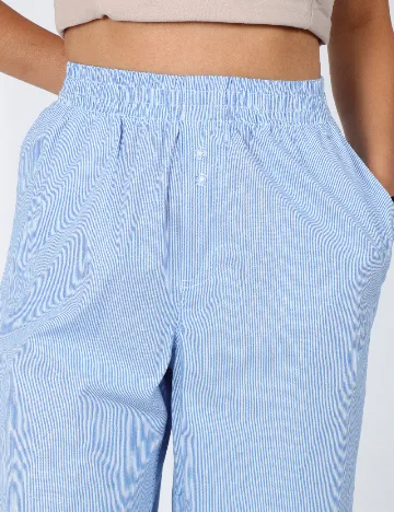 Pantaloni Cotton On, albastru Albastru