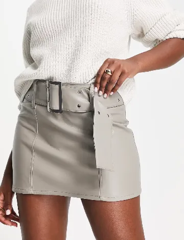Fusta ASOS, gri Gri