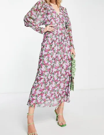 Rochie medie ASOS, floral print Floral print