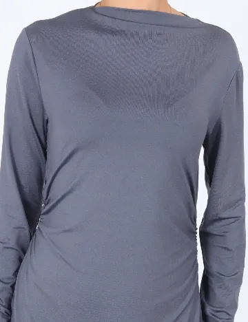 Rochie scurta Stradivarius, gri Gri