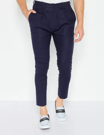 Pantaloni ASOS, bleumarin Albastru