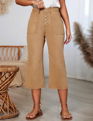 Pantaloni SHEIN, maro