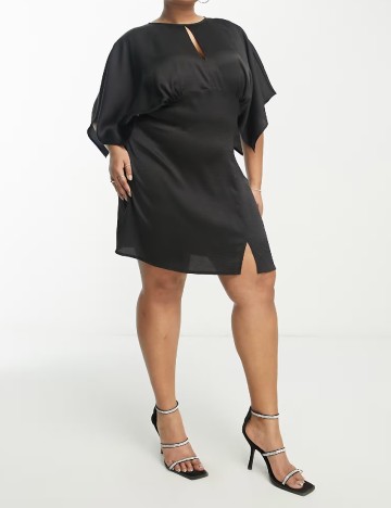 Rochie scurta ASOS Curve, negru