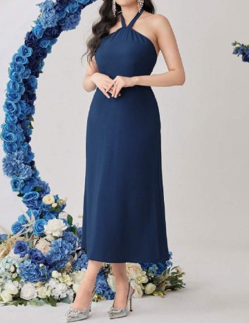 Rochie lunga SHEIN, bleumarin