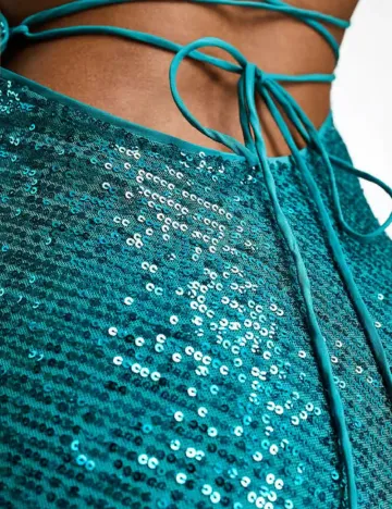 Rochie lunga ASOS, albastru Albastru