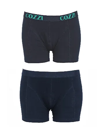 Set Boxeri 2 perechi Cozzi, bleumarin inchis Albastru