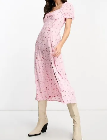 Rochie medie & other stories, roz Roz