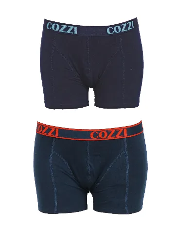 Set Boxeri 2 perechi Cozzi, bleumarin inchis Albastru
