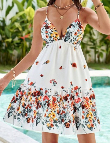 Rochie scurta SHEIN, floral