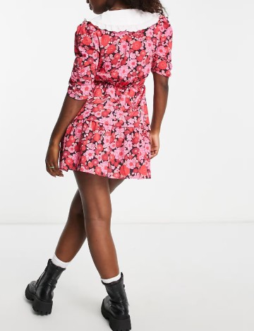 Rochie scurta Miss Selfridge, floral print