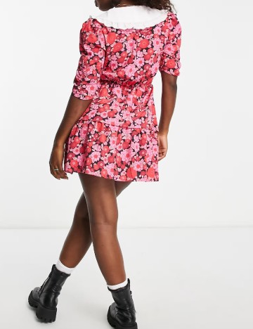 Rochie scurta Miss Selfridge, floral print